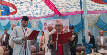लुम्बिनी प्रदेशका मुख्यमन्त्रीसहित ९ मन्त्रीले लिए शपथ, यी हुन् मन्त्रीहरू
