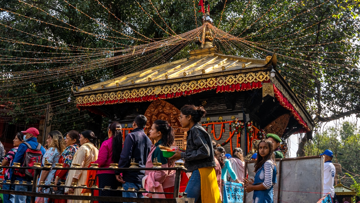 आज दसैँको दोस्रो दिनः ब्रह्मचारिणीको पूजा आराधना, शक्तिपीठमा घुँइचो